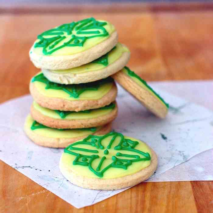Allergen-free lemon sugar cookies