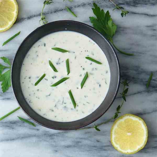 lemon herb buttermilk dressing