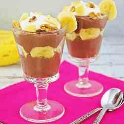 Chocolate Banana Split Cups