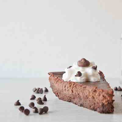 Flourless Brownie Bottom Cheesecake