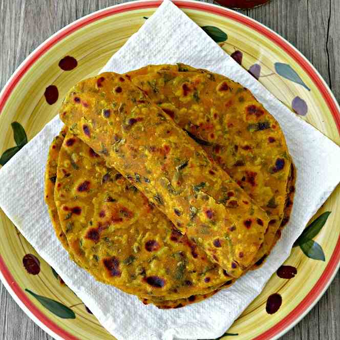 Methi Thepla - Fenugreek Flatbread