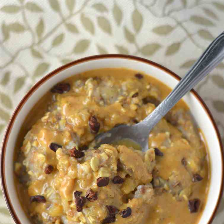 Peanut Butter and Banana Oatmeal