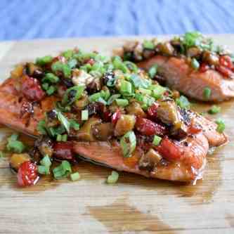 Ginger Shiitake Salmon