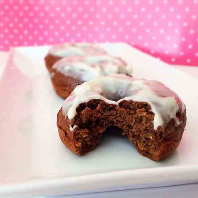 Chocolate Carrot Cake Doughnuts