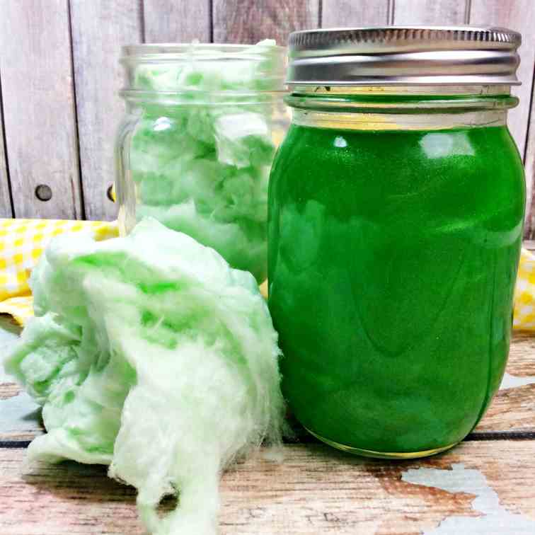 Green Cotton Candy Moonshine