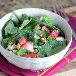 Strawberry Spinach Salad