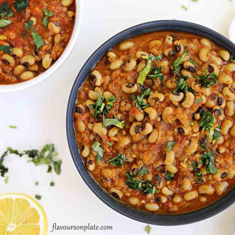 Lobia recipe - Black eyed peas recipe