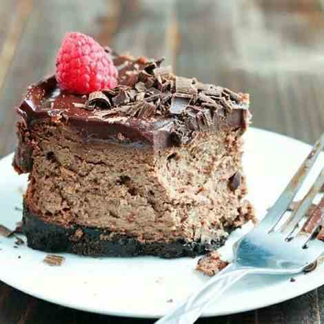 To Die For Triple Chocolate Cheesecake