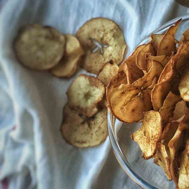 How To Make Apple Chips-