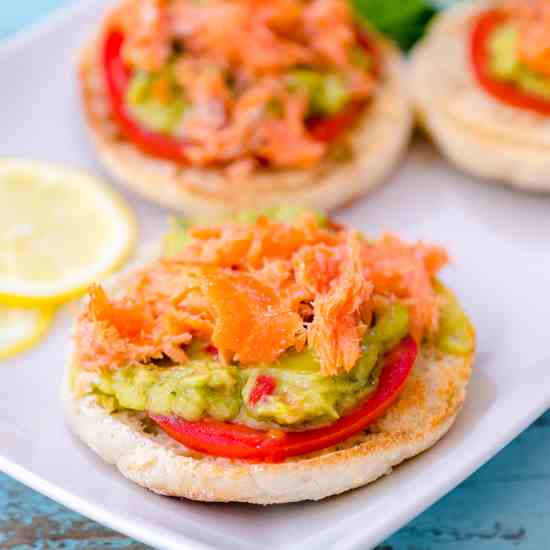 Avocado Toast with Smoked Salmon