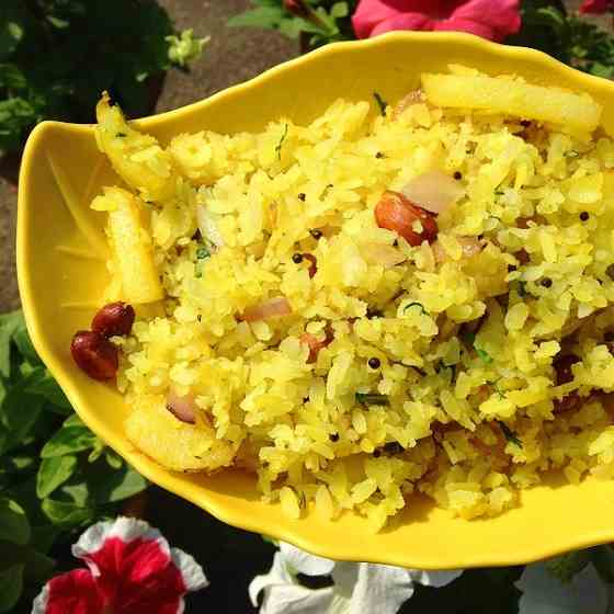 Malvani style poha