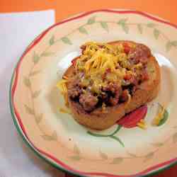 Open-Faced BBQ Sloppy Joes