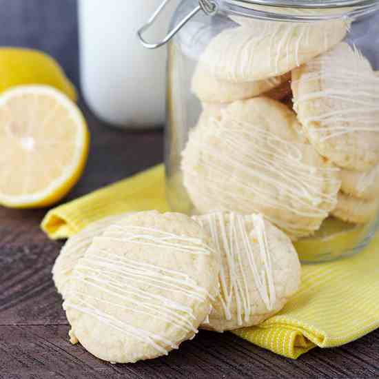 Lemon Cake Mix Cookies