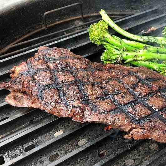 Sous Vide and Grilled Flat Iron Steak