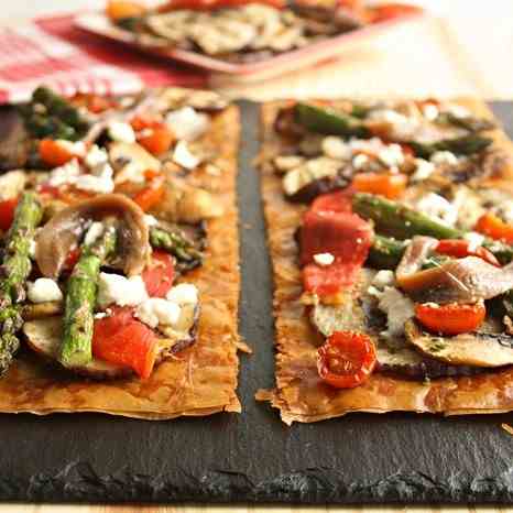 Thin Tarte of Grilled Vegetables