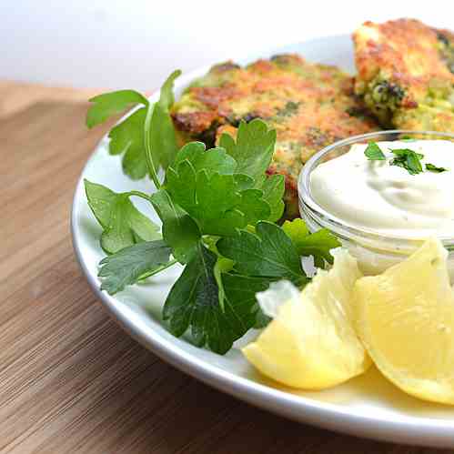 Roasted Broccoli Cakes