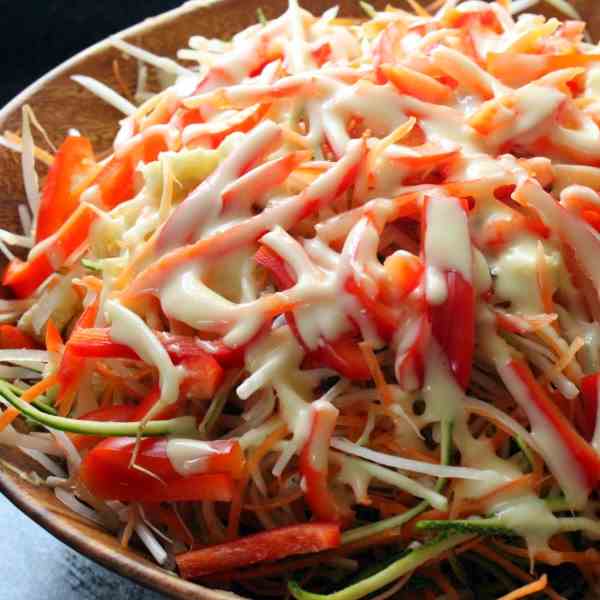 Bean Sprout Salad with Vegetables
