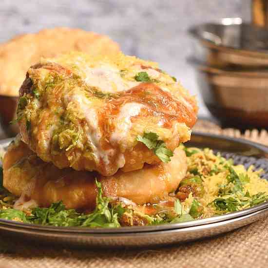 Dahi Matar Kachori Chaat