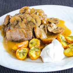 Steak with Ultimate Mushroom Sauce