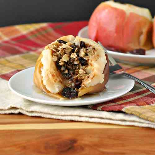 Maple & Cinnamon Baked Apples