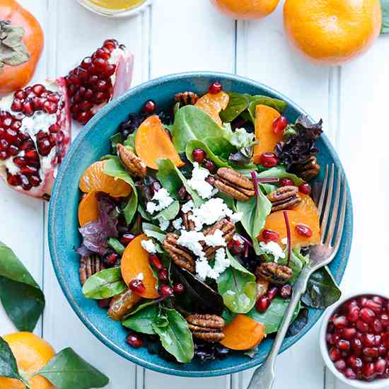 Winter Salad with Citrus Vinaigrette