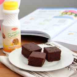 Brownie made with yogurt