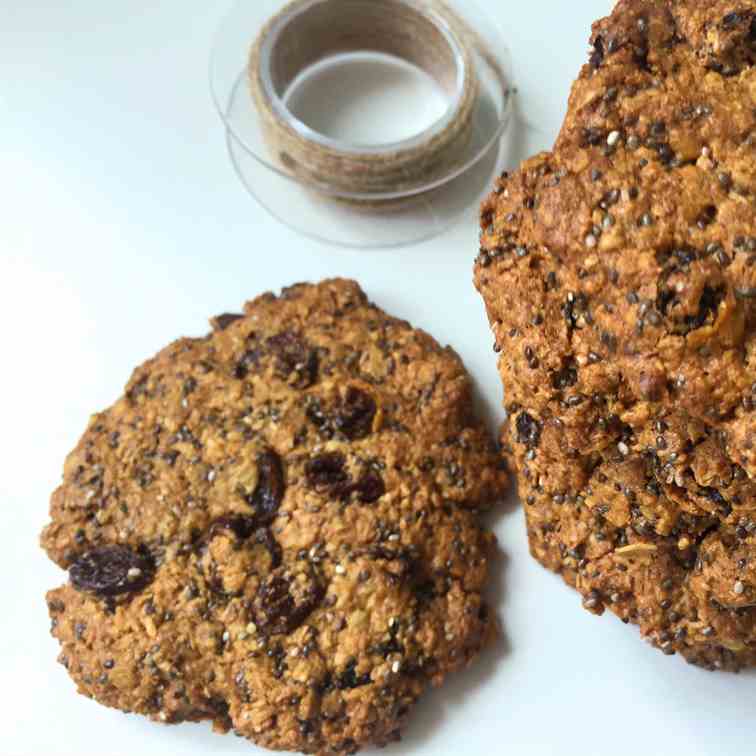 Chia cookies is the best choice for crispy