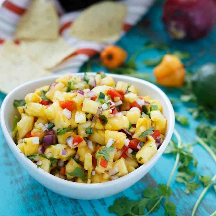 Pineapple Habanero Salsa