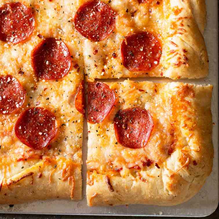 Perfect Garlic Agave Pizza Crust