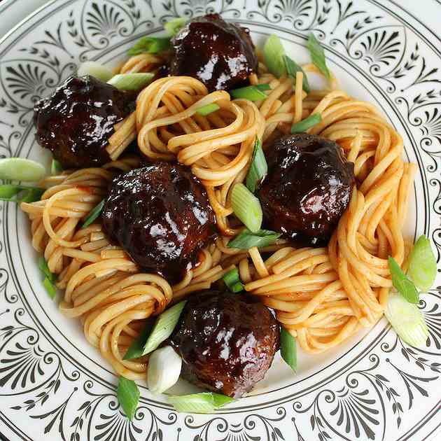 Sweet and Tangy Asian Meatballs