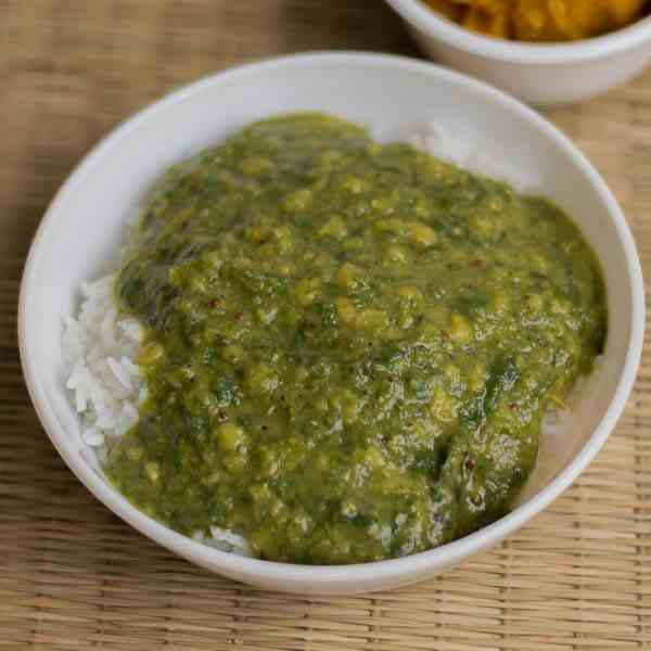Spinach Lentils Curry