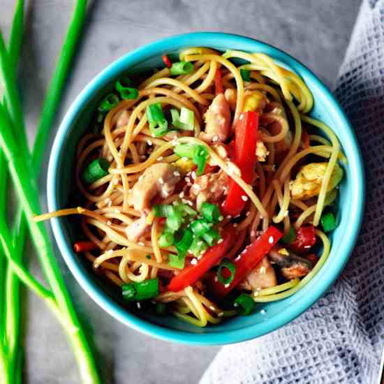 Easy and Simple Lo Mein