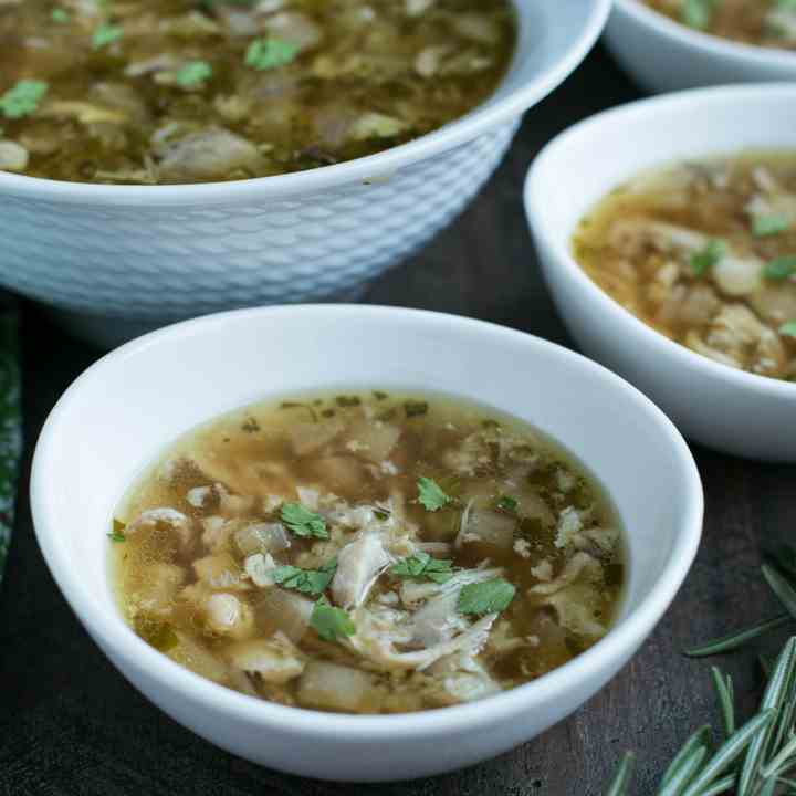 Instant Pot Chicken Thighs Soup