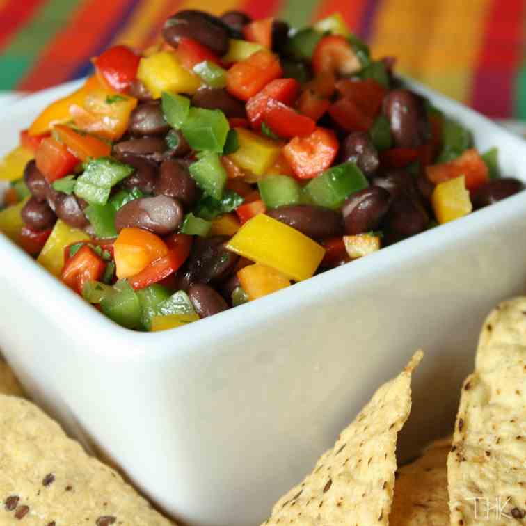 Rainbow Pepper Salsa