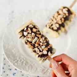 Raisins Cake Covered with Chocolate