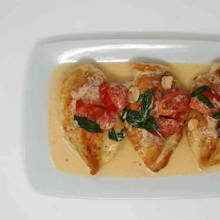 Creamy Tomato-Basil Chicken