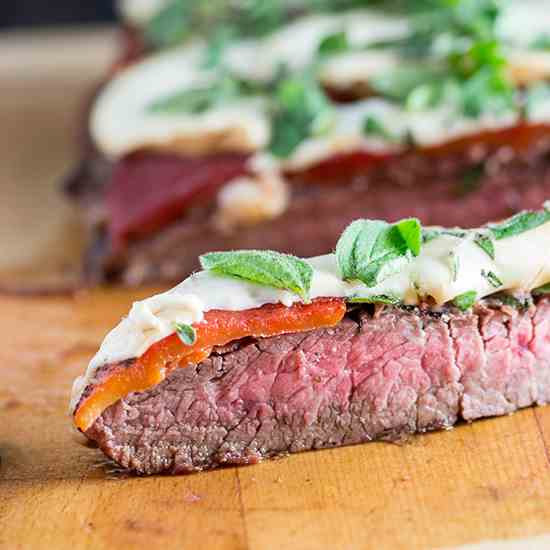 Italian Smothered Flank Steak