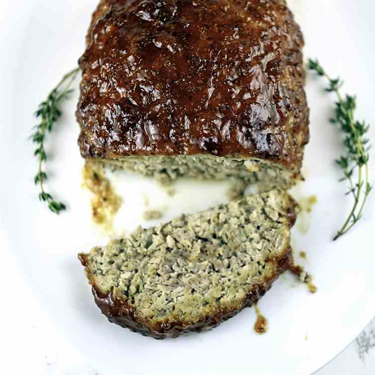 Turkey Meatloaf with Apricot Glaze