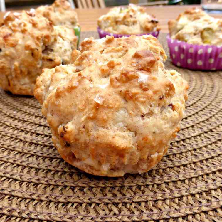 Vegetable and Feta Wholemeal Muffins