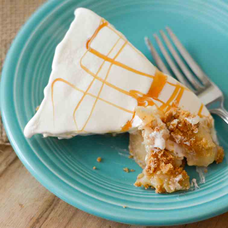 GF No Bake Caramel Apple Pie