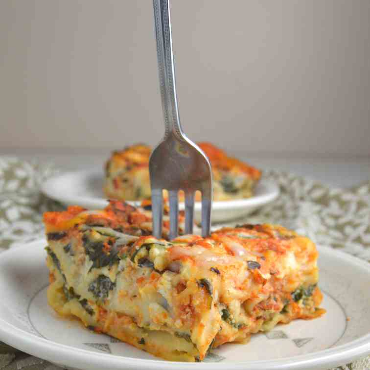 spinach lasagna