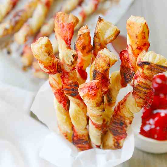 Cherry Pie Cinnamon Sticks