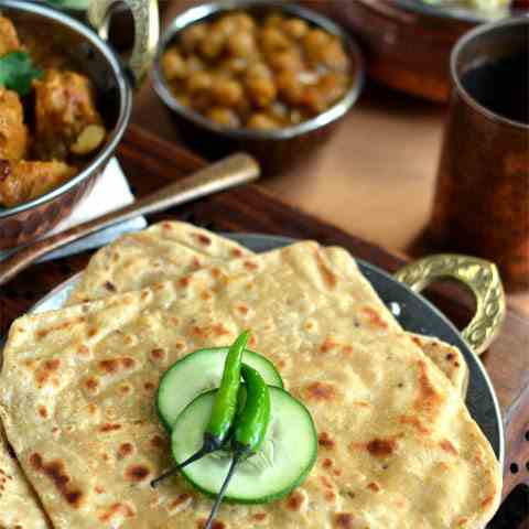 Mirch Ajwain Paratha  Spicy Paratha