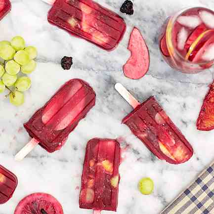 Sangria Popsicles