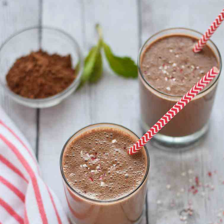 Healthy Mint Chocolate Smoothie