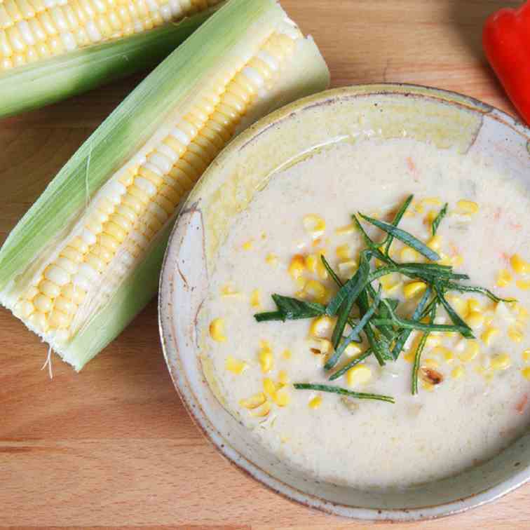 Spiced New England Style Corn Chowder