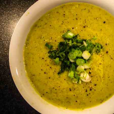Healthy Coconut Oil Asparagus Soup