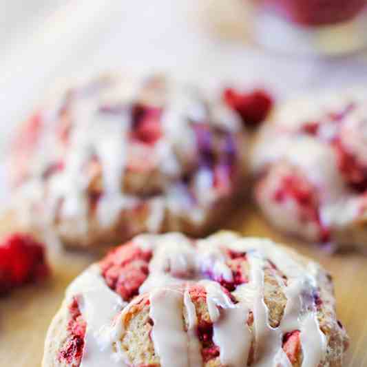 Skinny Vanilla Glazed Raspberry Swirl