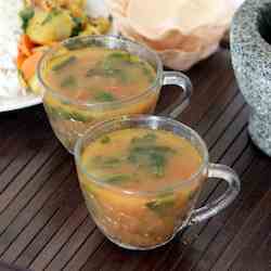 Spiced soup rasam