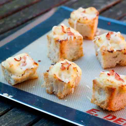 Croque monsieur bites